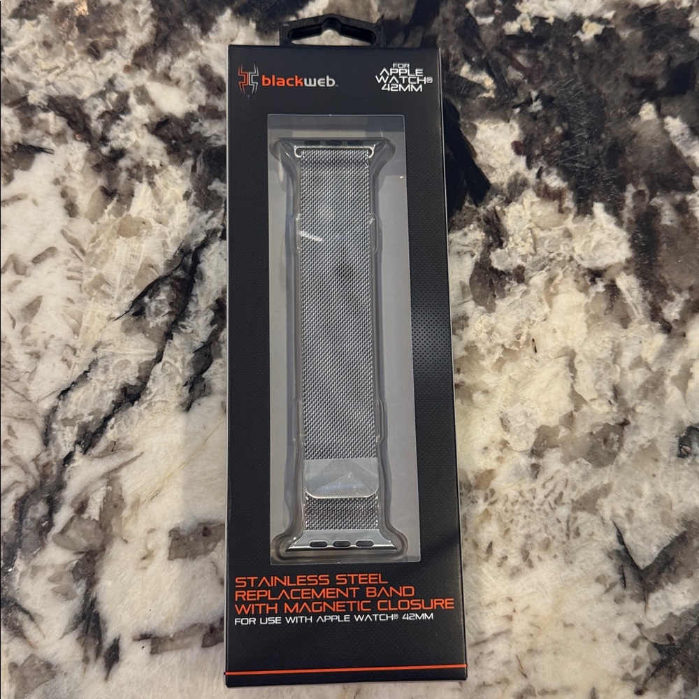 Apple Watch Band Replacement Stainless Steel Mesh 42mm Magnetic Closure